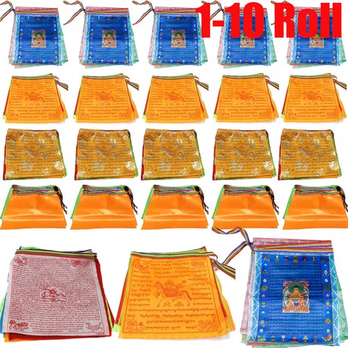 Tibetan prayer flags buddhist - tibetan,